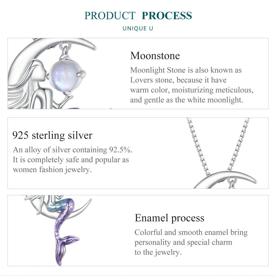Lustrous Mermaid Necklace - Imperium Jewels