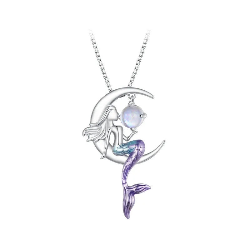 Lustrous Mermaid Necklace - Imperium Jewels