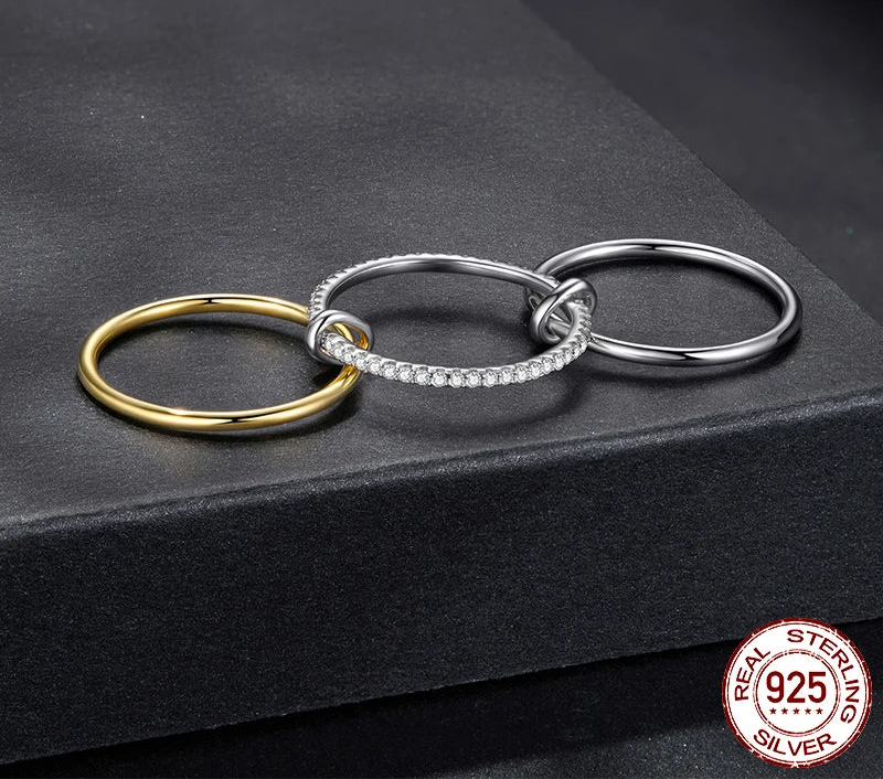 Three-layer Interlocked Ring - Imperium Jewels