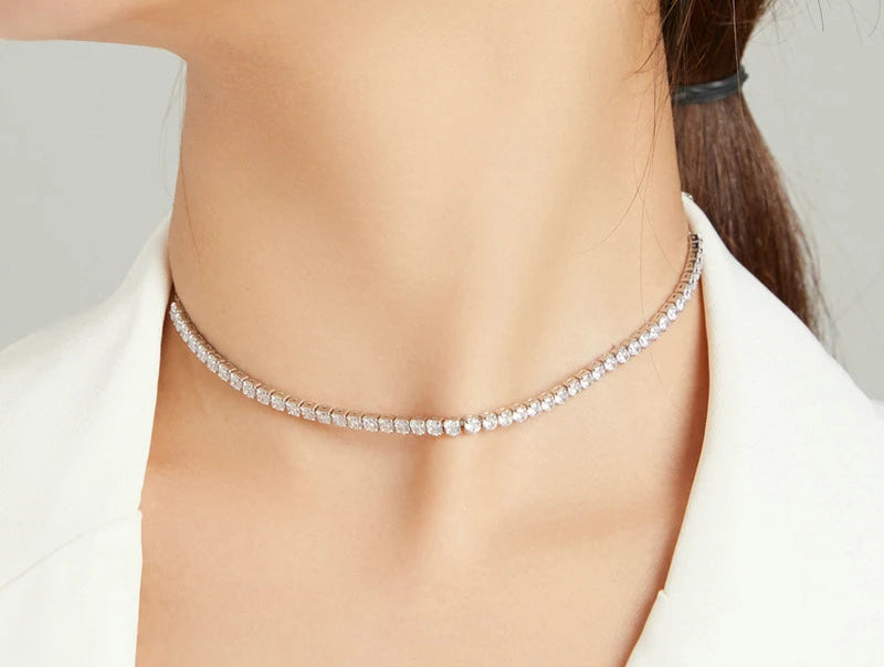 Aurora Radiance Tennis Necklace - Imperium Jewels
