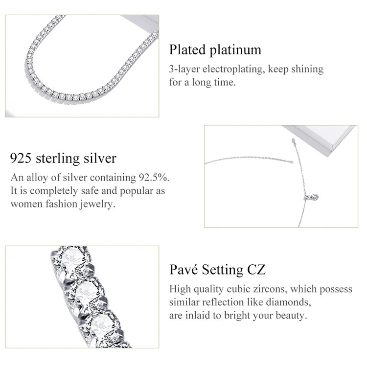 Aurora Radiance Tennis Necklace - Imperium Jewels