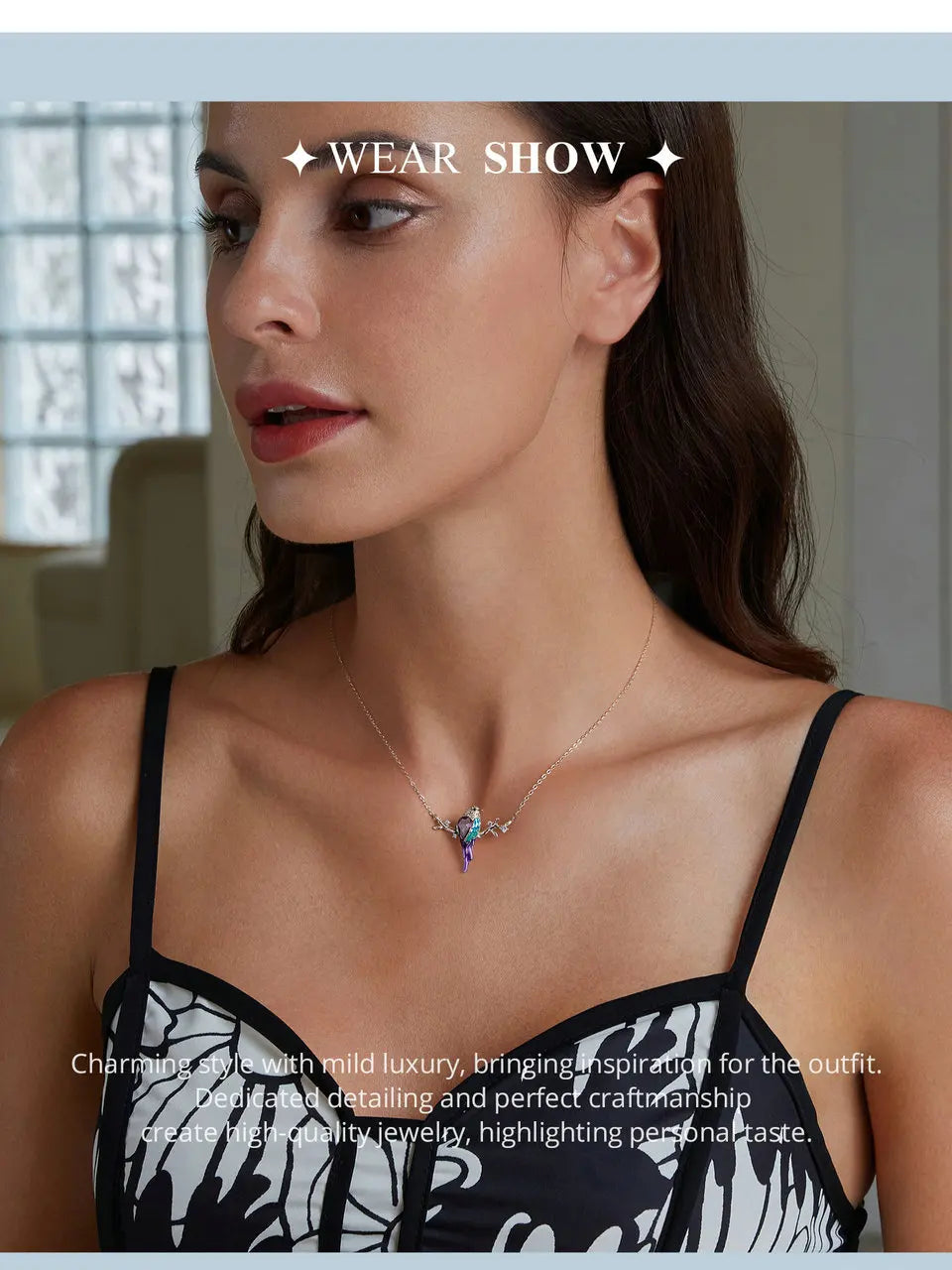 Graceful Bird Necklace - Imperium Jewels