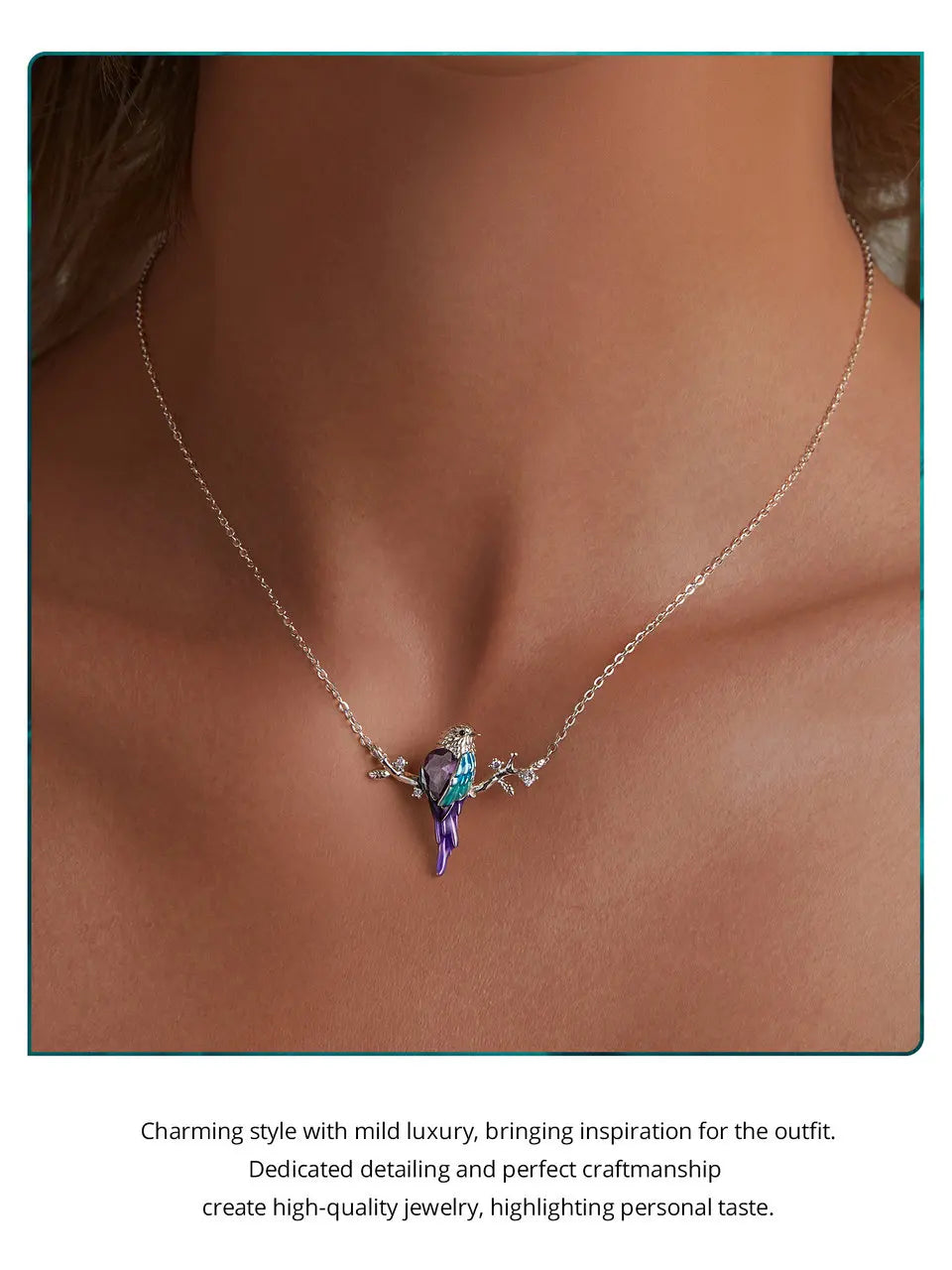 Graceful Bird Necklace - Imperium Jewels