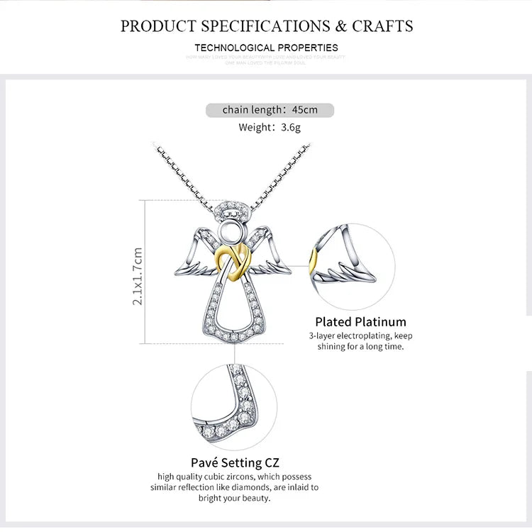 Guardian Angel  Necklace - Imperium Jewels
