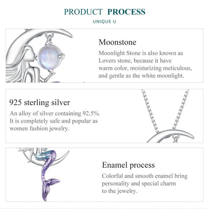 Lustrous Mermaid Necklace - Imperium Jewels