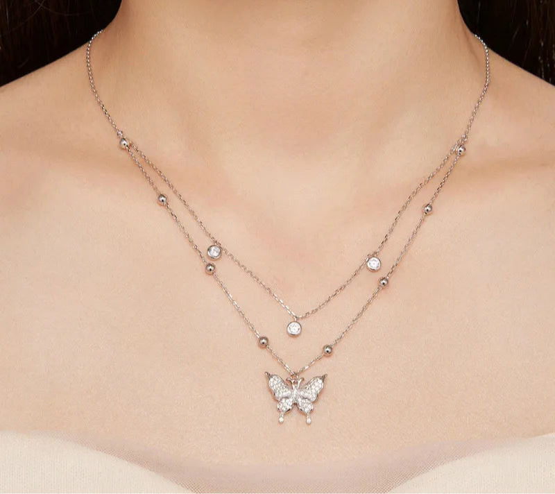 Stardust Butterfly Necklace