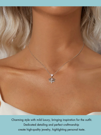 Sacred Lotus Necklace - Imperium Jewels