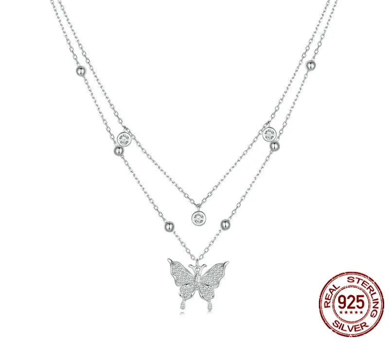 Stardust Butterfly Necklace