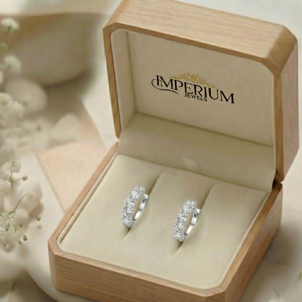 Two silver rings in an open jewelry box with 'Imperium Jewels' branding.